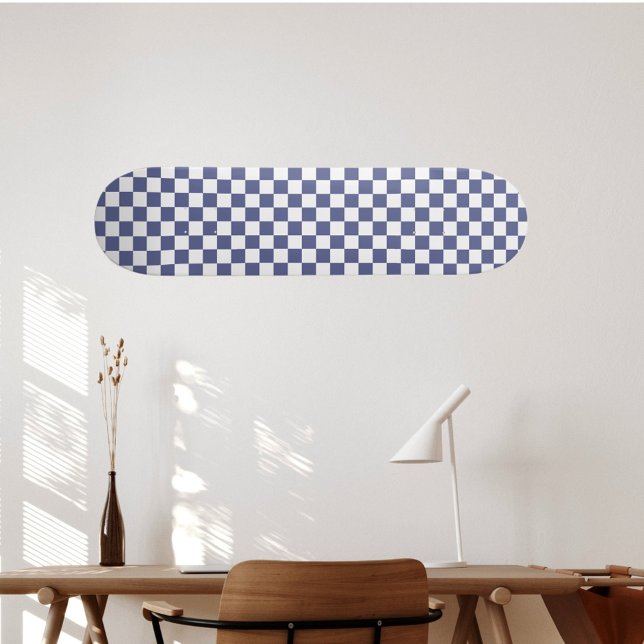 Chequered Pattern Purple Skateboard (Creator Uploaded)