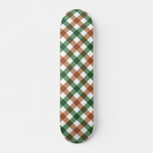 Chequered pattern skateboard
