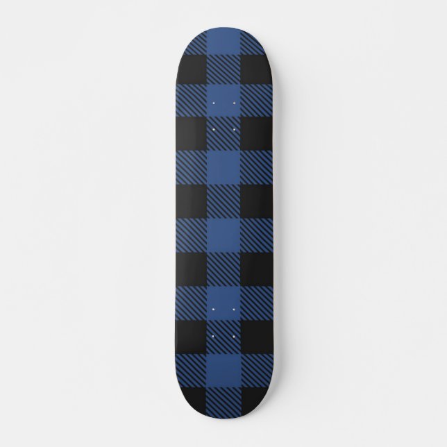 Chequered pattern skateboard (Front)