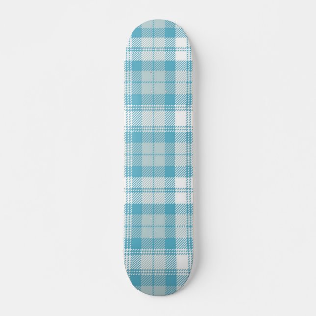 Chequered pattern skateboard (Front)