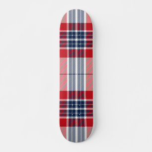 Chequered pattern skateboard
