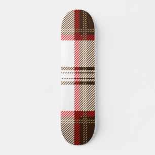 Chequered pattern skateboard