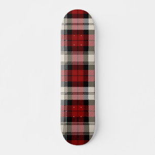Chequered pattern skateboard