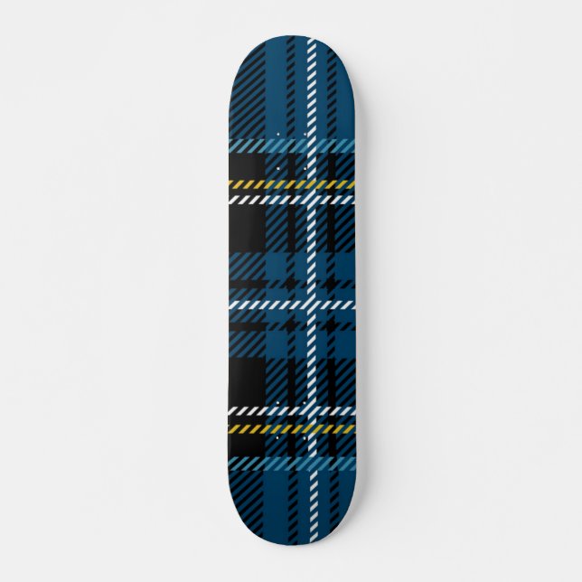 Chequered pattern skateboard (Front)