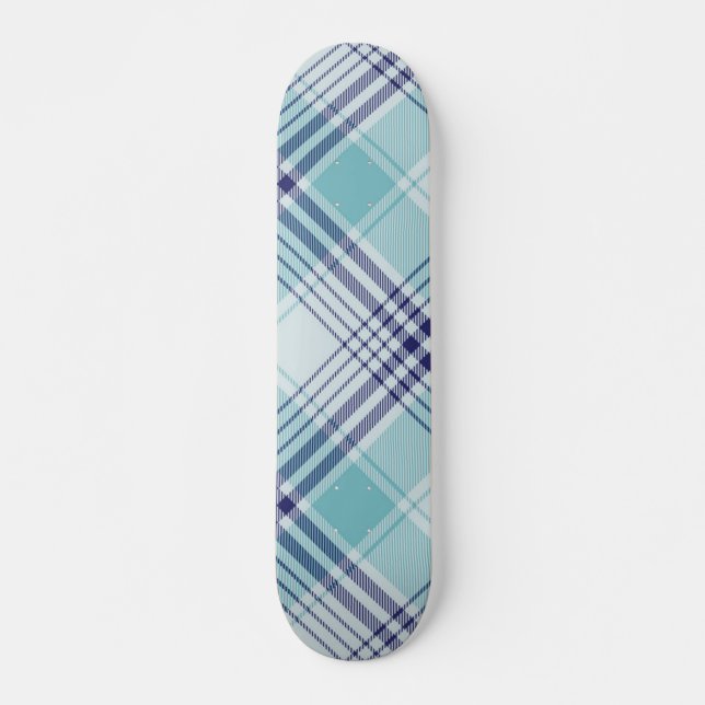 Chequered pattern skateboard (Front)