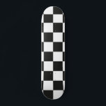 Chequered pattern skateboard<br><div class="desc">For true lovers of chequered</div>