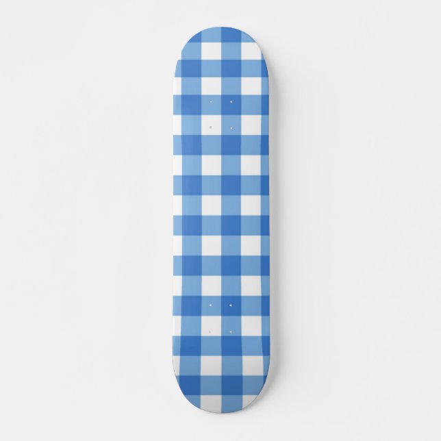 Chequered pattern skateboard (Front)