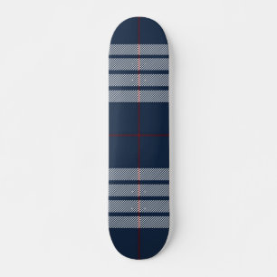 Chequered pattern skateboard
