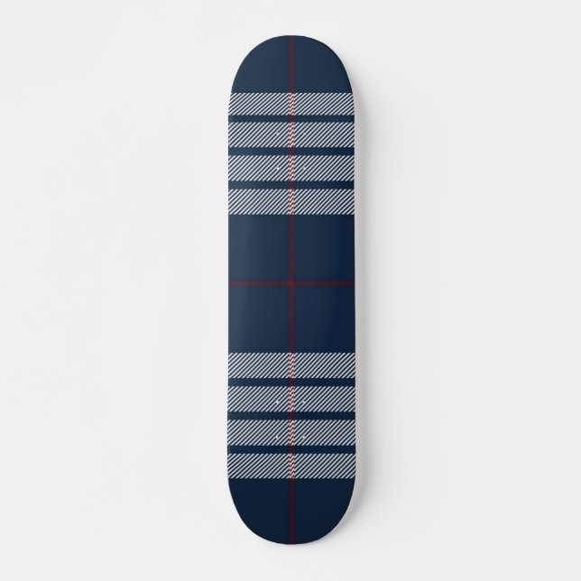 Chequered pattern skateboard (Front)