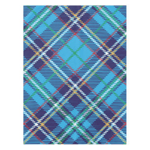 Chequered pattern tablecloth