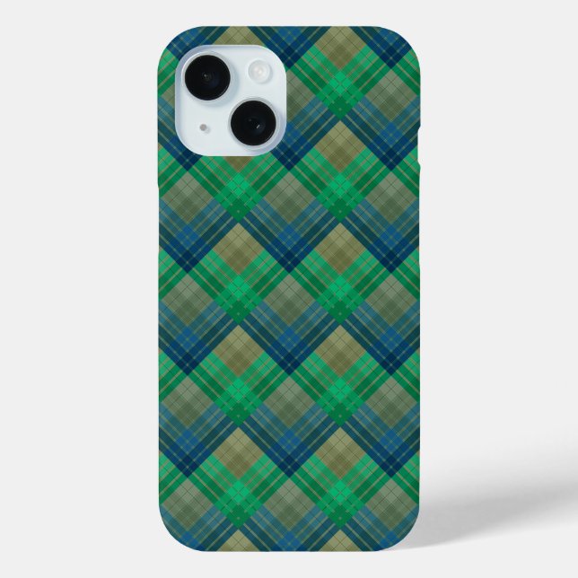 Chequered pattern with zig zag colouring Case-Mate iPhone case (Back)