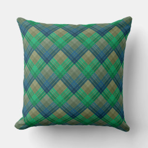 Chequered pattern with zig zag colouring cushion
