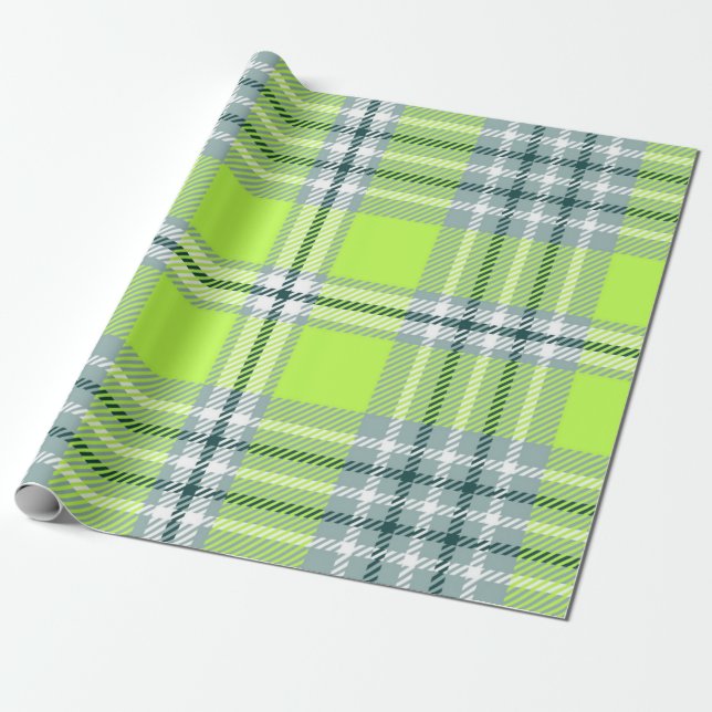 Chequered pattern wrapping paper (Unrolled)