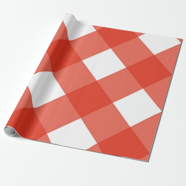 Chequered pattern wrapping paper (Unrolled)