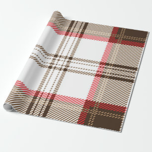Chequered pattern wrapping paper
