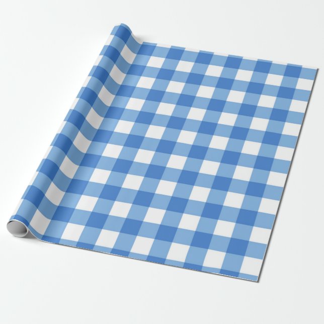 Chequered pattern wrapping paper (Unrolled)