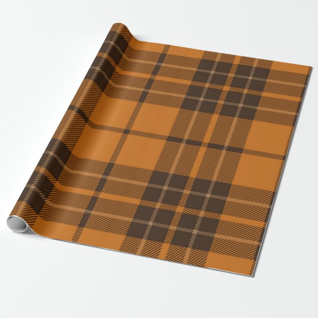Chequered pattern wrapping paper (Unrolled)