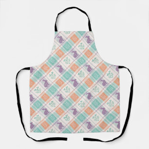 Chequered Plaid Easter   Apron
