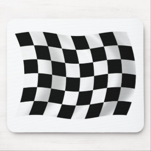 Chequered Racing Flag Mousepad