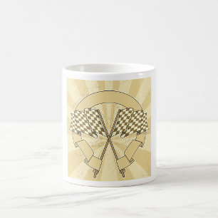 Chequered Racing Flags Mug
