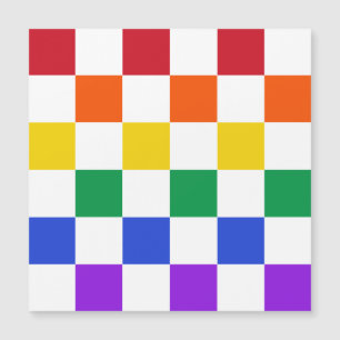 Chequered Rainbow Plaid Colourful