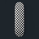 Chequered Skateboard<br><div class="desc">Chequered 
Whether you’re doing grinds on the half-pipe or kickflips in the street,  this competition shaped board has supreme pop! Our decks are made of the best quality hard-rock maple and with our one-of-a-kind printing process; you get the best skateboard available in the world.</div>