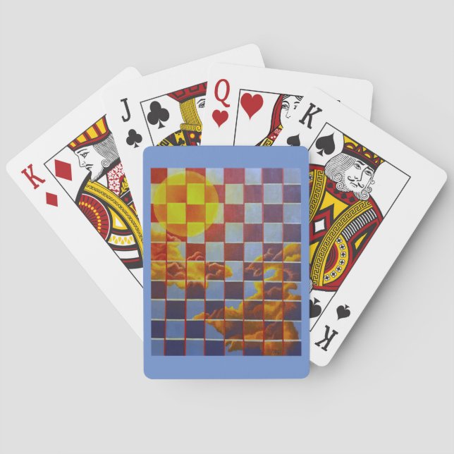 Chequered Sky Playing Cards (Back)