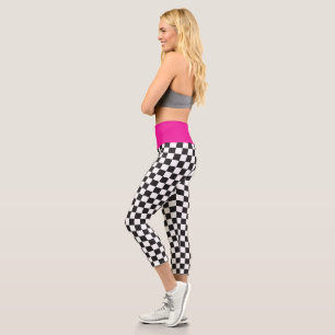 Chequered Spandex Leggings