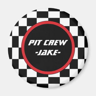 Chequered Square Magnet