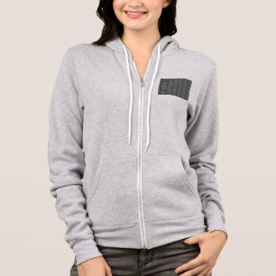 Chequered Square Seamless Chequerboard Optical Par Hoodie