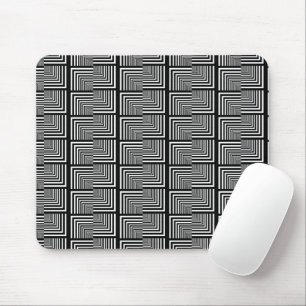 Chequered Square Seamless Chequerboard Optical Par Mouse Mat