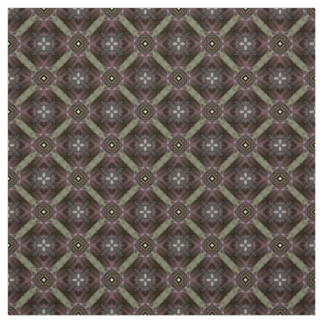 Chequered tile pattern Upholstery Fabric (Swatch)