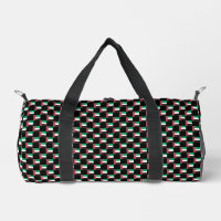 Chequered United Arab Emirates Flag Pattern 