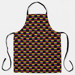 Chequered Venezuela Flag Pattern Apron