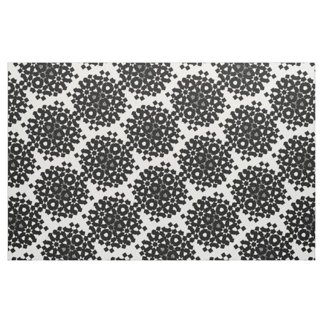 Chequered Wheels by Kenneth Yoncich Fabric (Fat Quarter)
