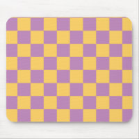 Chequered Yellow and Purple