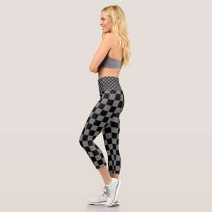 Chequered Yoga Paint Capri HAMbyWG Leggings