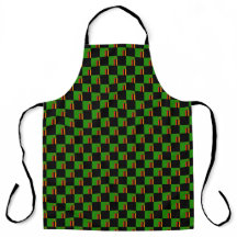 Chequered Zambia Flag Pattern 