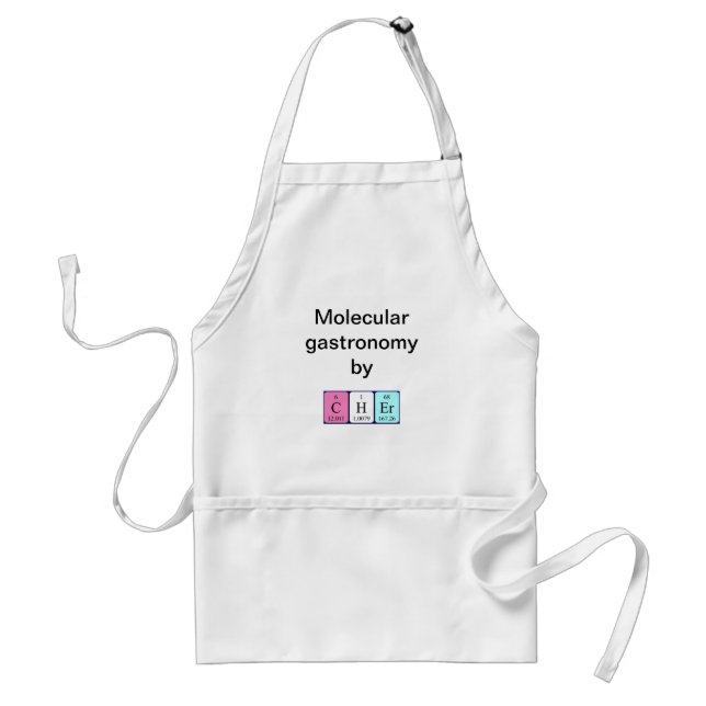 Cher periodic table name apron (Front)