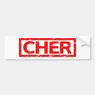 Cher Stamp Bumper Sticker