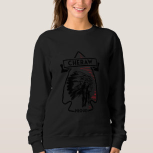 Cheraw Native American Indian Vintage Indian Cheif Sweatshirt
