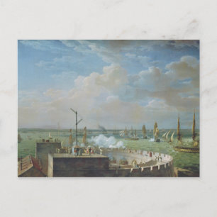 Cherbourg Harbour, 1822 Postcard