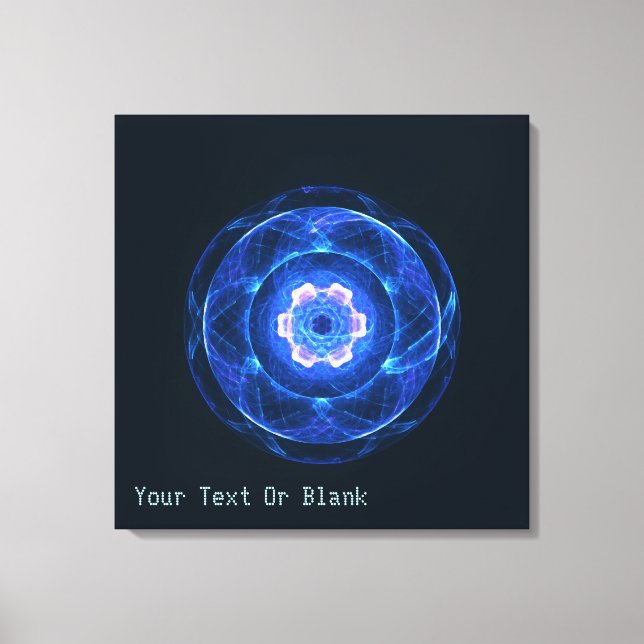 Cherenkov Radiation Canvas Print (Front)