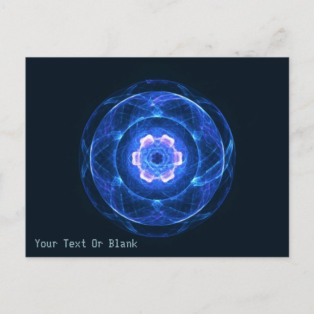 Cherenkov Radiation Postcard (Front)