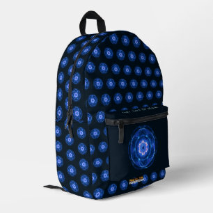 Cherenkov Radiation Printed Backpack