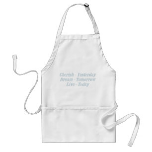 Cherish blue standard apron