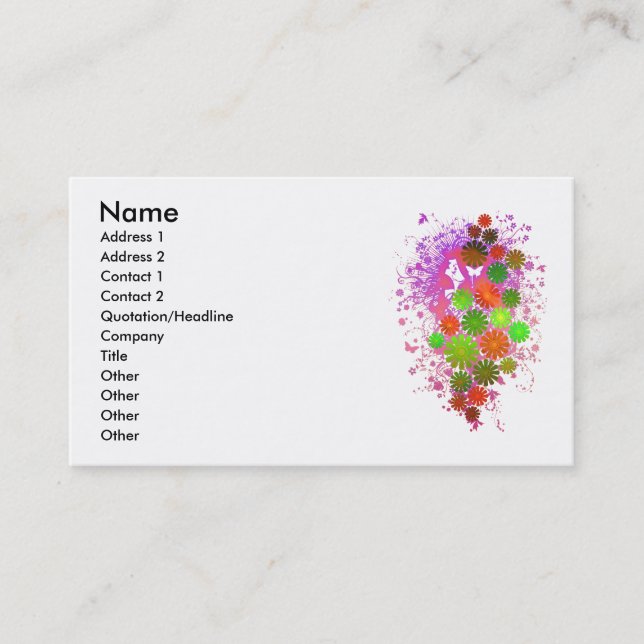 Cherish Business Card (Front)