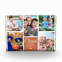 Cherish Every Moment Terracotta 5 Picture Collage