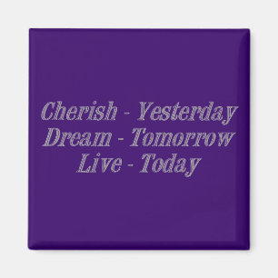 Cherish grey magnet