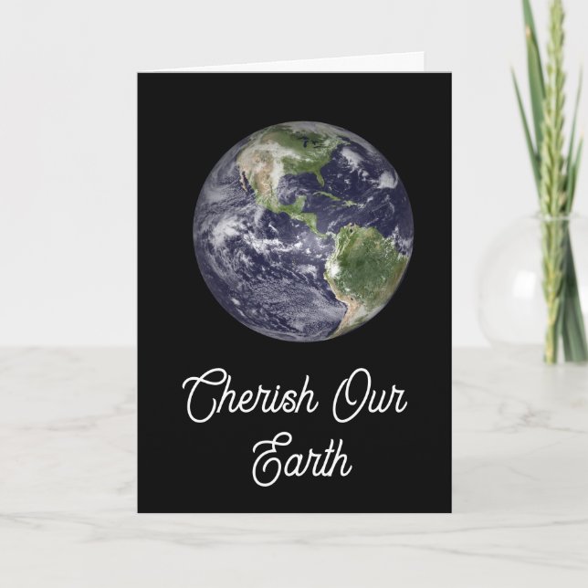 Cherish Our Earth:  Blank Card (Front)
